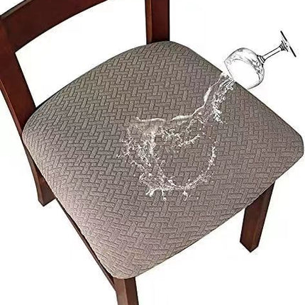 1 Pack Dining Room Chair Waterproof Seat Covers, Chair Seat Cover Kitchen Chair slipcover Anti-skid Cover