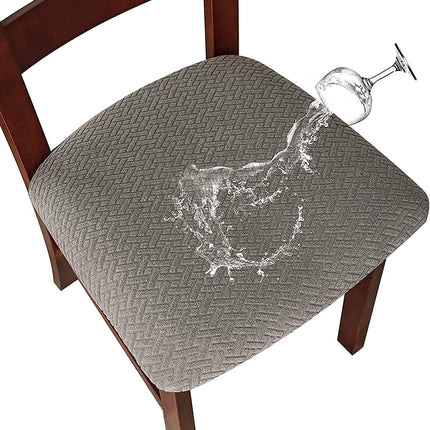 1 Pack Dining Room Chair Waterproof Seat Covers, Chair Seat Cover Kitchen Chair slipcover Anti-skid Cover