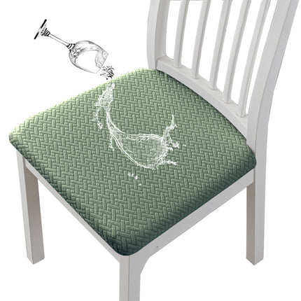 1 Pack Dining Room Chair Waterproof Seat Covers, Chair Seat Cover Kitchen Chair slipcover Anti-skid Cover