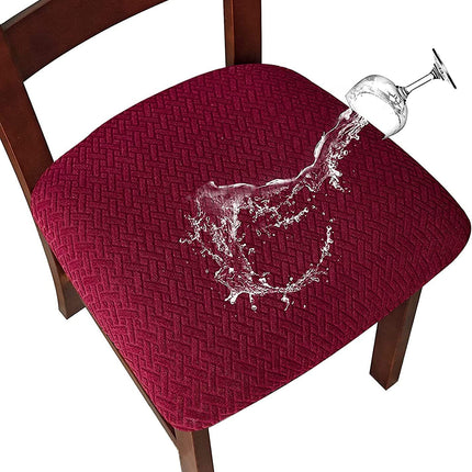 1 Pack Dining Room Chair Waterproof Seat Covers, Chair Seat Cover Kitchen Chair slipcover Anti-skid Cover