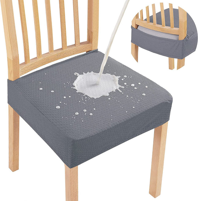 1 Pack Jacquard waterproof chair cushion cover, four seasons universal elastic chair cover, hotel home chair slipcovers