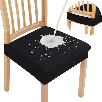 Housse de coussin de chaise imperméable Jacquard, housse de chaise élastique universelle quatre saisons, housse de chaise d'hôtel et de maison, 1 paquet