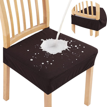 Housse de coussin de chaise imperméable Jacquard, housse de chaise élastique universelle quatre saisons, housse de chaise d'hôtel et de maison, 1 paquet