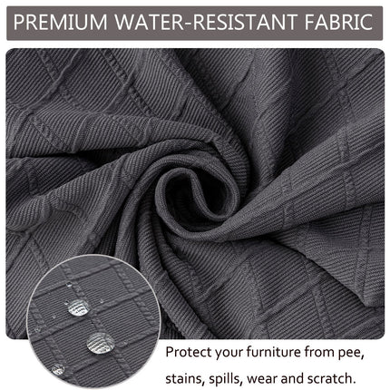 1 Pack Jacquard Chair Cushion Cover, Elastic Chair Cover, Hotel Home Chair Cover, Removable Washable Dining Chair Cover Protector
