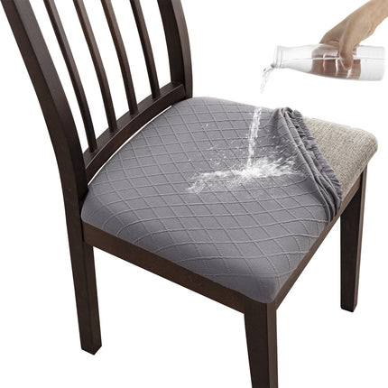 1 Pack Jacquard Chair Cushion Cover, Elastic Chair Cover, Hotel Home Chair Cover, Removable Washable Dining Chair Cover Protector