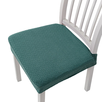 1 paquet adapté aux housses de chaise de restaurant amovible lavable jacquard élastique salle à manger chaise housse de protection
