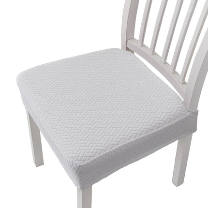1 paquet adapté aux housses de chaise de restaurant amovible lavable jacquard élastique salle à manger chaise housse de protection