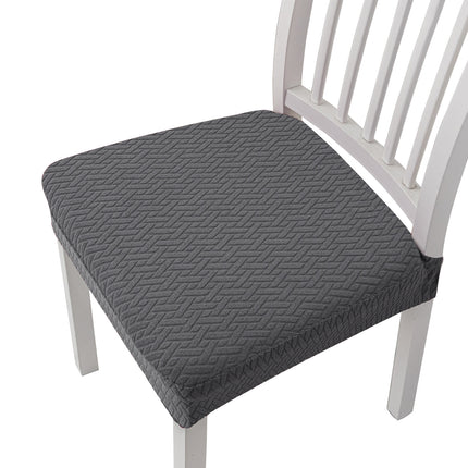 1 paquet adapté aux housses de chaise de restaurant amovible lavable jacquard élastique salle à manger chaise housse de protection