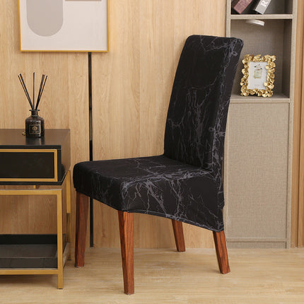1 paquet de housses de chaise extensibles imprimées pour salle à manger, lavables et amovibles pour hôtels, cérémonies, banquets.