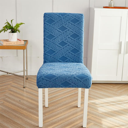 1 Pack Dining Room Chair Covers Kitchen Chair Covers , Elastic Sofa Chair Covers Sofa Cover -Solid Color Jacquard Pattern