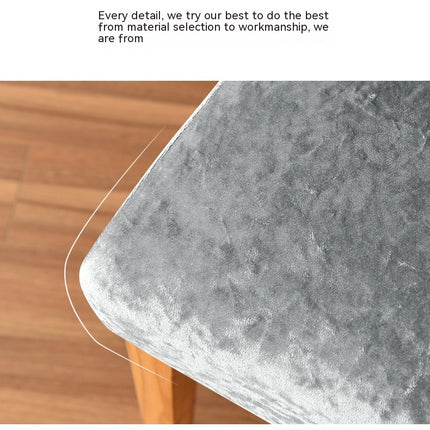1 Piece Gold Diamond Velvet Fabric Stretch High Chair Cover , For Restaurant Wedding Banquet Party Decoration Cover