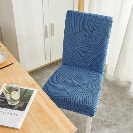 Housse de protection arrière de chaise en jacquard extensible, housse de dossier d'arrosage pour la maison, protection de siège de table à manger, 1 paquet