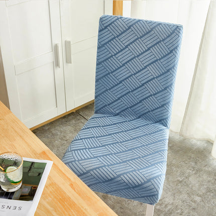 Housse de protection arrière de chaise en jacquard extensible, housse de dossier d'arrosage pour la maison, protection de siège de table à manger, 1 paquet