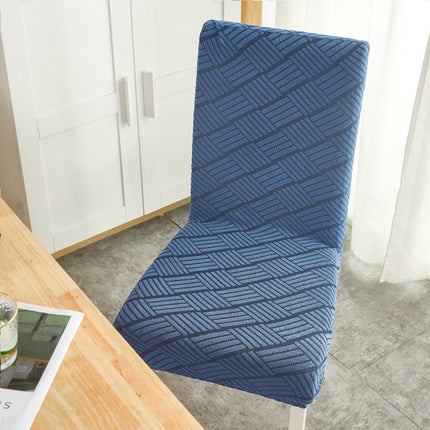 Housse de protection arrière de chaise en jacquard extensible, housse de dossier d'arrosage pour la maison, protection de siège de table à manger, 1 paquet