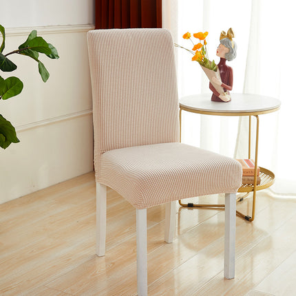 1 Packung Stuhlhussen mit hoher Rückenlehne, Stretch-Strick-Jacquard-Stuhlhussen, für Küche, Hochzeit, Bankett, Hotel, Heimdekoration