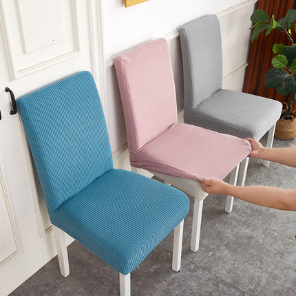1 Packung Stuhlhussen mit hoher Rückenlehne, Stretch-Strick-Jacquard-Stuhlhussen, für Küche, Hochzeit, Bankett, Hotel, Heimdekoration