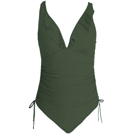 Maillots de bain une pièce pour femmes, contrôle du ventre, col licou, maillots de bain sexy
