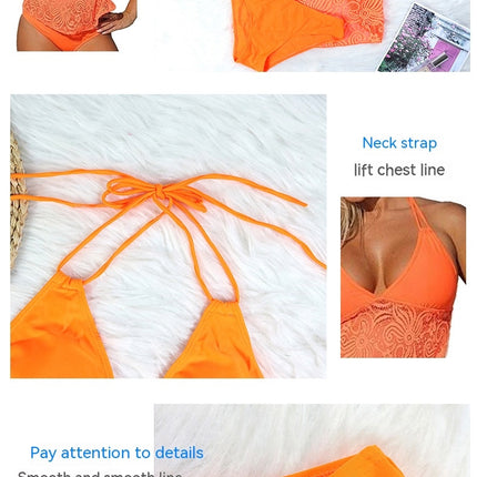 Women's Two Pieces Swimsuits Swimdress with Bikini Bottom