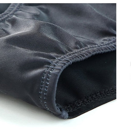 Damen-Bikini-Badeanzug mit hohem Schnitt und niedrigem Rücken