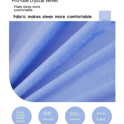 Super Soft Bedspread Fitted Sheet Crystal Velvet Mattress Protector Solid Color Fitted Mattress Cover
