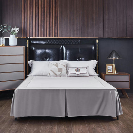 Draped Dust Tuck Tailored Bed Skirt Premium Microfiber Bed Skirt, Shrinkage and Fade Resistant Bed Skirt