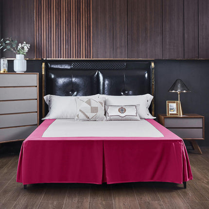Draped Dust Tuck Tailored Bed Skirt Premium Microfiber Bed Skirt, Shrinkage and Fade Resistant Bed Skirt