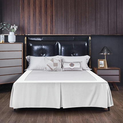 Draped Dust Tuck Tailored Bed Skirt Premium Microfiber Bed Skirt, Shrinkage and Fade Resistant Bed Skirt