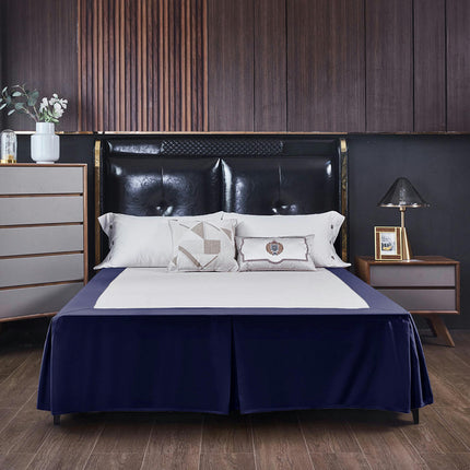 Draped Dust Tuck Tailored Bed Skirt Premium Microfiber Bed Skirt, Shrinkage and Fade Resistant Bed Skirt