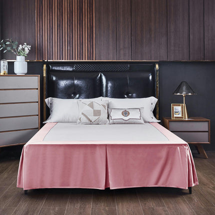 Draped Dust Tuck Tailored Bed Skirt Premium Microfiber Bed Skirt, Shrinkage and Fade Resistant Bed Skirt