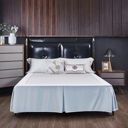 Draped Dust Tuck Tailored Bed Skirt Premium Microfiber Bed Skirt, Shrinkage and Fade Resistant Bed Skirt