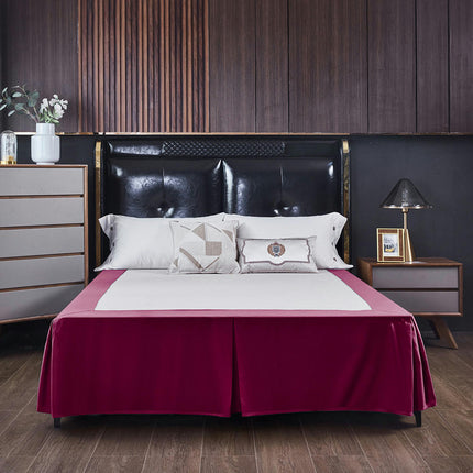 Draped Dust Tuck Tailored Bed Skirt Premium Microfiber Bed Skirt, Shrinkage and Fade Resistant Bed Skirt