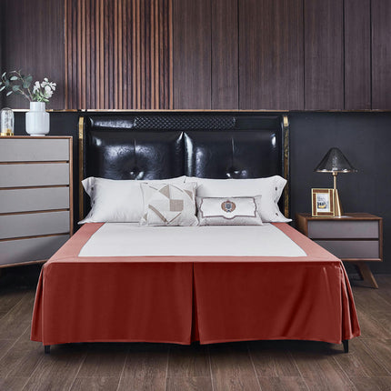 Draped Dust Tuck Tailored Bed Skirt Premium Microfiber Bed Skirt, Shrinkage and Fade Resistant Bed Skirt