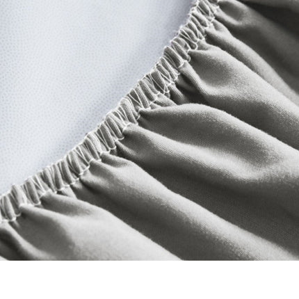 Waterproof mattress protector super soft fiber fabric bedspread fitted sheet solid color fitted mattress cover