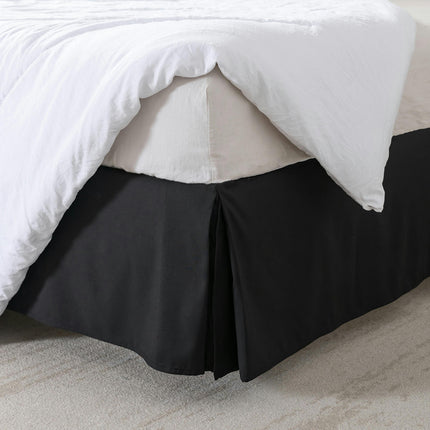 Premium Microfiber Bed Skirt, Draped Dust Tuck Tailored Bed Skirt Shrinkage And Fade Resistant Bed Skirt