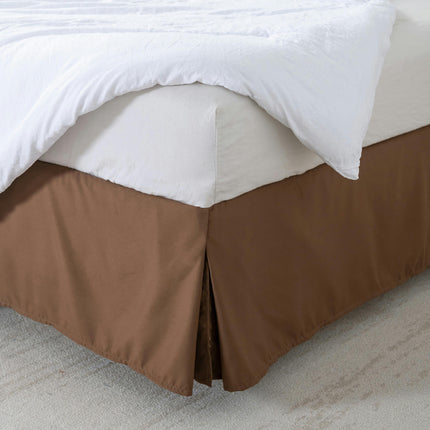 Premium Microfiber Bed Skirt, Draped Dust Tuck Tailored Bed Skirt Shrinkage And Fade Resistant Bed Skirt