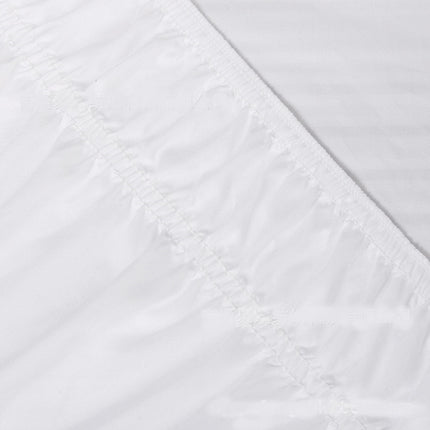 Wrap Around Bed Skirt Queen/King, Pom Pom  Bed Skirt 16 Inch Drop, Dust Ruffles Bed Skirt With Adjustable Elastic Belt