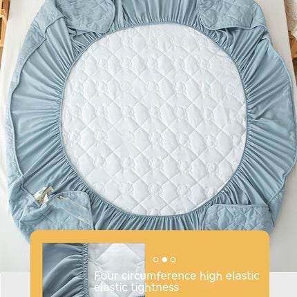 Dustproof  Laminated Cotton Padded Quilted Sheet All-Inclusive Bedspread Bedspread Non-Slip Mattress Protector Sheet Set With Pillowcase
