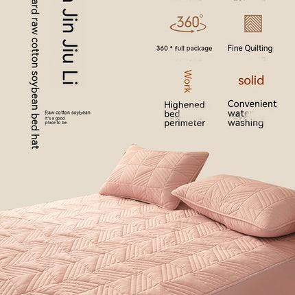 Mattress Protector Mattress Cover Soft Deep Pocketed Sheet Skin-friendly, Breathable, Noiseless Cotton Mattress Dust Cover