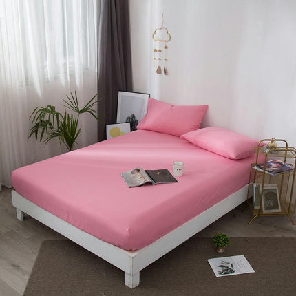 Queen size mattress with deep pocket bed sheet brushed cotton fitted sheet mattress cover bed sheet four seasons applicable