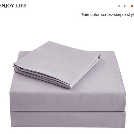Parure de lit Queen en microfibre douce avec poche profonde, drap-housse et taie d'oreiller, respirant, infroissable, résistant à la décoloration