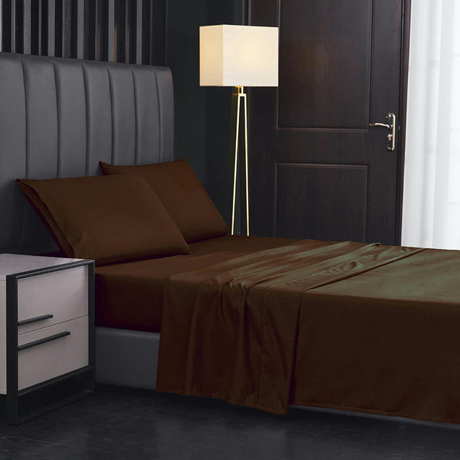 Queen Size Sheet Cover Set Deep Pocket Fitted Sheet Pillowcase Breathable Wrinkle Resistant Fade Resistant Sheet Cover Set