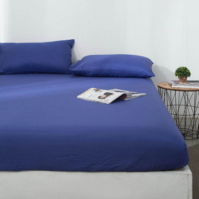 Soft Bedspread Fitted Sheet Thickened Microfiber Cloth Mattress Protector Solid Color Fitted Mattress Cover