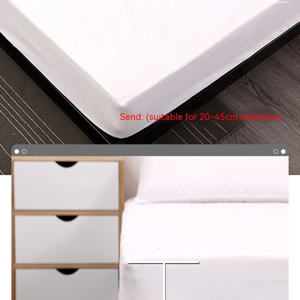Waterproof Microfiber Wrinkle Resistant Fitted Sheet Queen Size Deep Pocket Mattress Sheet Soft Fitted Sheet