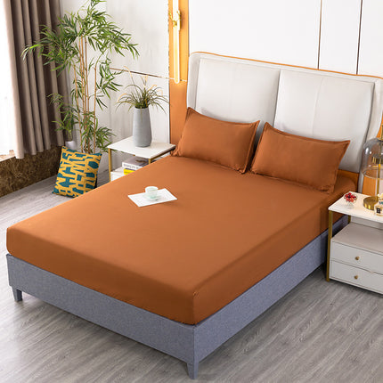 Microfiber Anti-Fade And Anti-Wrinkle Fitted Sheet Deep Pocket Mattress Sheet Soft And Comfortable Fitted Sheet