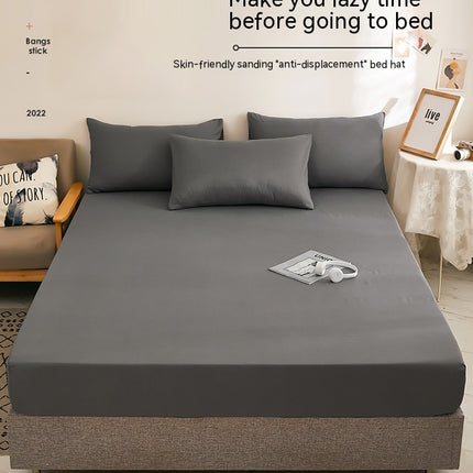 Microfiber Anti-Fade And Anti-Wrinkle Fitted Sheet Deep Pocket Mattress Sheet Soft And Comfortable Fitted Sheet
