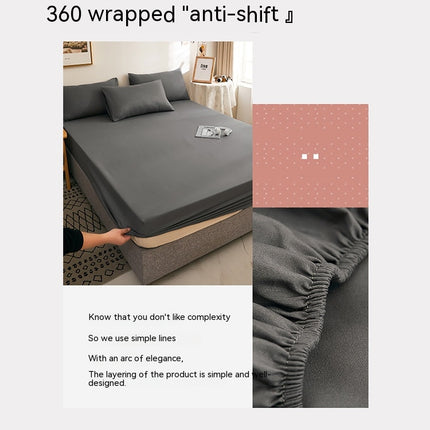 Microfiber Anti-Fade And Anti-Wrinkle Fitted Sheet Deep Pocket Mattress Sheet Soft And Comfortable Fitted Sheet
