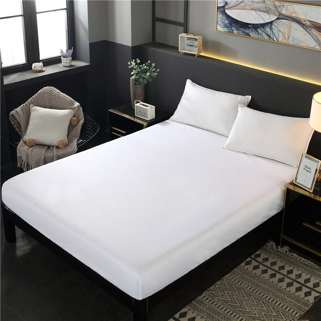 Microfiber Anti-Fade And Anti-Wrinkle Fitted Sheet Deep Pocket Mattress Sheet Soft And Comfortable Fitted Sheet