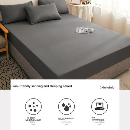 Microfiber Anti-Fade And Anti-Wrinkle Fitted Sheet Deep Pocket Mattress Sheet Soft And Comfortable Fitted Sheet