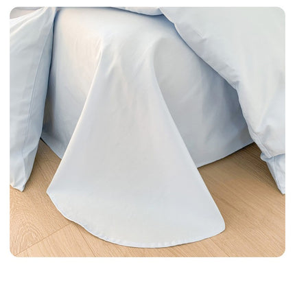 Cotton Queen Duvet Cover Set , Cotton Bedding Set, Soft Duvet Cover Queen with Zipper Ties Closure (100% Cotton 4 Piece Quilt Cover Queen )