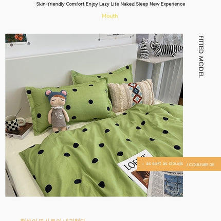 Mikrofaser-Bettbezug-Bettwäsche-Set – Bettbezug, Queen-Size-Bettwäsche-Set, 1 Bettbezug + 1 Bettlaken mit 2 Kissenbezügen, Bettwäsche-Set